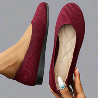 Sibylle | Elegante und Bequeme Schuhe – Weinrot