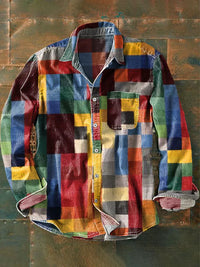 Mika™ - Unisex-Hemd im Vintage-Karomuster – bunt