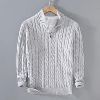 Jayden™ - Hochwertiger Strickpullover – Grau