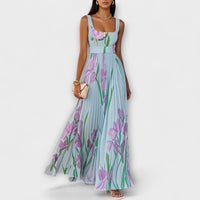 Hallie - Floral Maxi Dress – BLAU