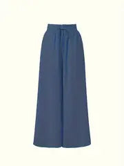 Claire - Lässige lockere Hose – Marine