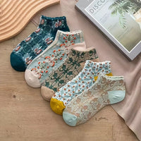 Sommer | Vintage Socken – Farbe 5 Paare