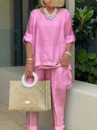 Grace Elegance-Anzug - diskrete Eleganz – Rosa