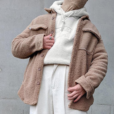 Jobert | Modischer Winter-Fleece-Mantel für Männer