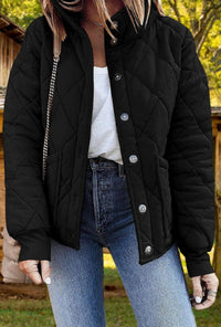 Corima | Modische und stilvolle Steppjacke für Damen – Eleganz und Komfort – Noir