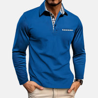 Ricanor™ | Langarm-Polo – Blau