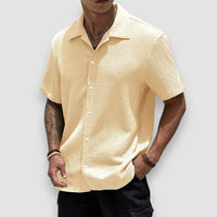 Milo | Casual Button-Up Shirt – Gelb