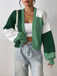 Liesel | Warme Strickjacke für kalte Tage – Grün