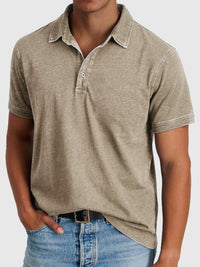 Bastian | Herren Kurzarm Poloshirt Regular Fit – Khaki
