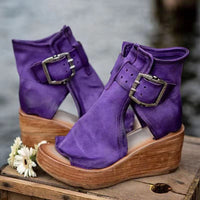 Sophie | Orthopädisch Gepolstert Sandalen – Lila