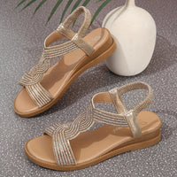 Annie™ | Orthopädische Sandalen im Ibiza-Stil – Gold
