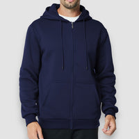 Lior | Zip-Up Hoodie – Blau