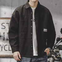 Leon | Heritage Craftsman Herren Hemd für elegante Looks – Schwarz