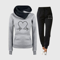 Bettina™ | Bequemes Trainingsset – Grau