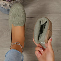 Freja™ – Bequeme Slip-Ons – Oliv