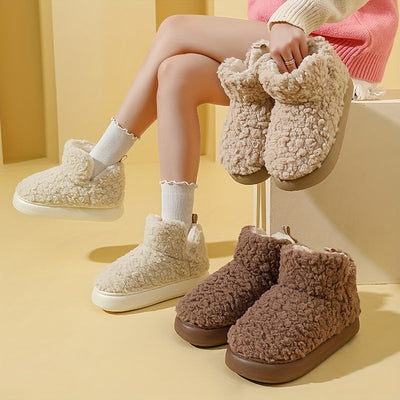 Reisellae | Kuschelige, flauschige Stiefel für Damen