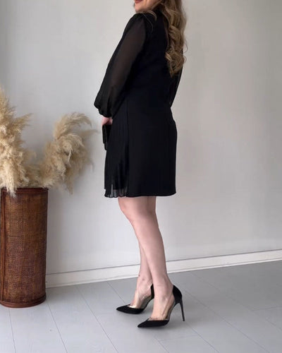 Prisca - Festliches Kleid mit Goldakzent