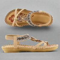 Apollonia | Premium Sandalen mit Soft-Sohle für maximalen Komfort – Aprikose