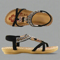 Apollonia | Premium Sandalen mit Soft-Sohle für maximalen Komfort – Schwarz