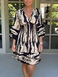 Beatrice | Fließendes und elegantes Sommerkleid – Schwarz