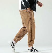 Herrenhose | Weiter Schnitt mit gleichmäßiger Form – Khaki