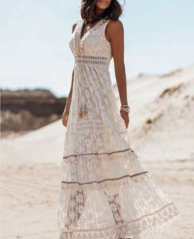 Ella Boho Maxikleid | Bohème Ibiza Kleid