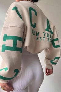 Olea - Gemütlicher Oversized Pullover – Khaki
