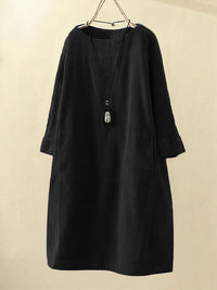Luisa - Lässiges Kleid – Schwarz