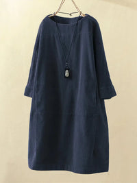 Luisa - Lässiges Kleid – Dunkelblau