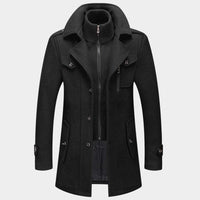Styleve™ - Herren Wintermantel Jacke – Schwarz