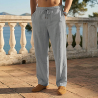 Bennet | Herren Lässige Kordelzug Hose – Grau