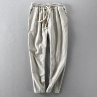 Bequeme Hose im japanischen Stil für Herren | Leichte – Grau