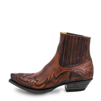 Bequeme modische Herrenstiefel | Cowboy – Braun