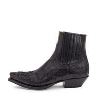 Bequeme modische Herrenstiefel | Cowboy – Schwarz