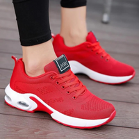 Bequeme Sportschuhe für Damen | lauf – Rot