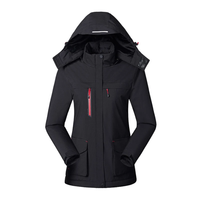 Berta | Thermo Jacke mit Kapuze – Schwarz