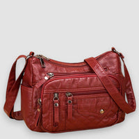 Birgin | Große Kapazität Crossbody Tasche – Rot