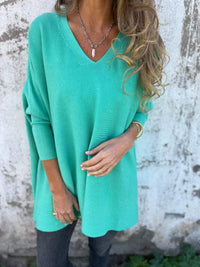Anna™ | Eleganter Pullover – Blau