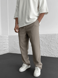 Milan | Gerippte Hose Für Herren – Beige