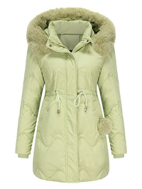 Geff | Elegante gefütterte Damen Winterjacke – Grün