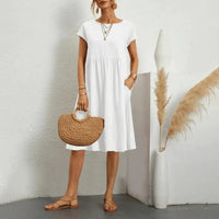 Amra – Sommerkleid für Leichtigkeit und Eleganz – Weiß