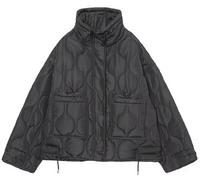 Kylene | Manteljacke mit Taschen – Schwarz