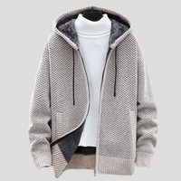 Flynn Strick Hoodie – Beige