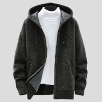 Flynn Strick Hoodie – Grün