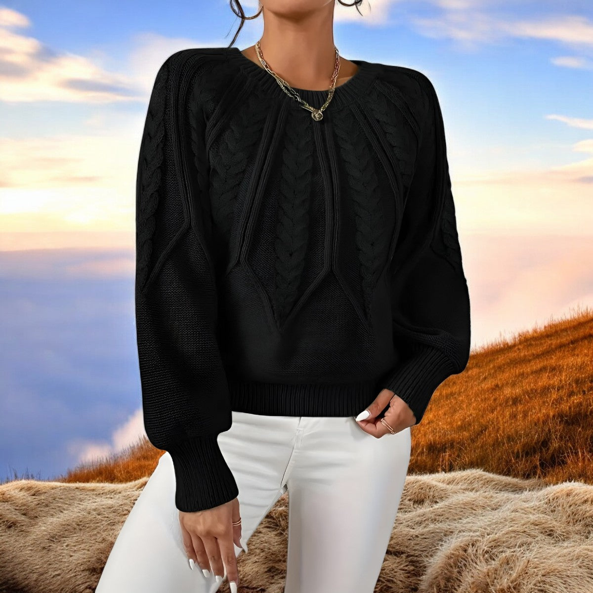 Hannelore - Kuscheliger Strickpullover