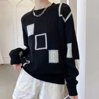 Alaina | Modischer Herbst-Pullover – Schwarz