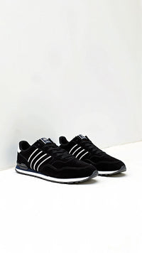 Vishalet Sportliche Sneakers – Schwarz