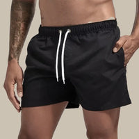 Schnelltrocknende Badeshorts Für Herren | Kordelzug – Schwarz