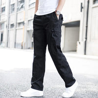 Lukas | Moderne Herren-Cargohose für Alltag & Freizeit – Schwarz