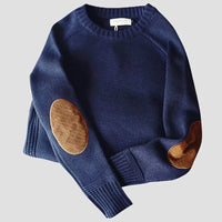 Alvin | Pullover mit Rundhalsausschnitt – Blau